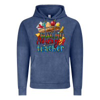 Vintage Denim nacho average teacher Vintage Hoodie - CTS Tumbler Store
