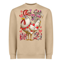 Mushroom i see you chicken me out Heavyweight Sweatshirt - RacoonDesign