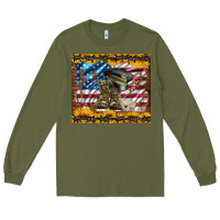 Army Green westerm usa army boots Long Sleeve Tee - Artiststas