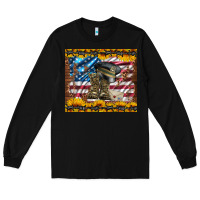 Black westerm usa army boots Long Sleeve Tee - Artiststas