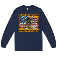 Navy westerm usa army boots Long Sleeve Tee - Artiststas