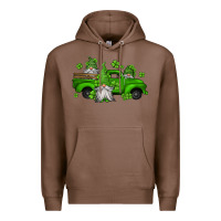Chestnut st patrick's gnomes farm truck Premium Hoodie - Jasminsmagicworld