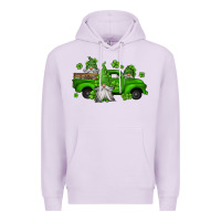 Lilac st patrick's gnomes farm truck Premium Hoodie - Jasminsmagicworld