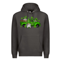 Smoke st patrick's gnomes farm truck Premium Hoodie - Jasminsmagicworld
