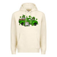 Tofu st patrick's gnomes farm truck Premium Hoodie - Jasminsmagicworld