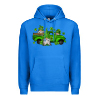 True Royal st patrick's gnomes farm truck Premium Hoodie - Jasminsmagicworld