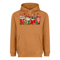 Meerkat christmas sloth coffee cups Heavyweight Hoodie - MaliasSmallBusiness