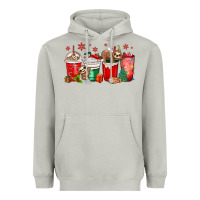 Moon Dust christmas sloth coffee cups Heavyweight Hoodie - MaliasSmallBusiness