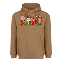 Toasted Coconut christmas sloth coffee cups Heavyweight Hoodie - MaliasSmallBusiness