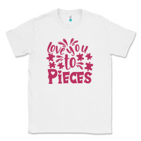 White love you to pieces Classic Tee - CowhideDigitalArt