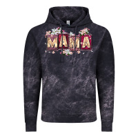 Cloud Black mama with license letters Vintage Hoodie - Zillion Design Studio