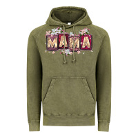 Vintage Olive mama with license letters Vintage Hoodie - Zillion Design Studio
