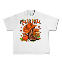 Lunar Rock hello fall pumpkins  cowgirl  and roses Urban Heavy Tee - AdoDesignShop