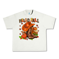Pistachio hello fall pumpkins  cowgirl  and roses Urban Heavy Tee - AdoDesignShop