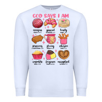White god says i am mexican pan dulce Premium Sweatshirt - MaliasSmallBusiness