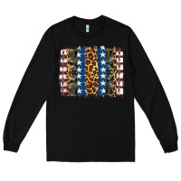 Black usa army pattern brushstroke Long Sleeve Tee - Artiststas