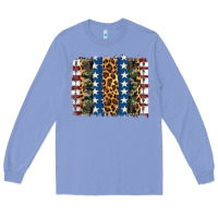 Colony Blue usa army pattern brushstroke Long Sleeve Tee - Artiststas