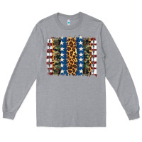 Heather Grey usa army pattern brushstroke Long Sleeve Tee - Artiststas