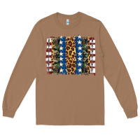 Toasted Coconut usa army pattern brushstroke Long Sleeve Tee - Artiststas