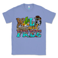 Colony Blue wild and free with cactus Classic Tee - AdoDesignShop