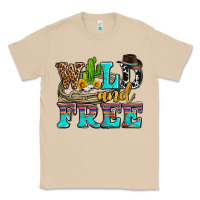 Mushroom wild and free with cactus Classic Tee - AdoDesignShop