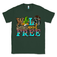 Sports Green wild and free with cactus Classic Tee - AdoDesignShop