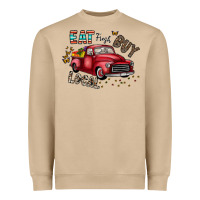 Mushroom eat fresh buy local Heavyweight Sweatshirt - CowhideDigitalArt