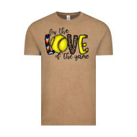For The Love Of The Game Softball Vintage Tee | Teevron