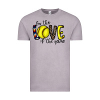 Vintage Zinc for the love of the game softball Vintage Tee - CowhideDigitalArt