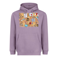 Lavender nurse Heavyweight Hoodie - MaliasSmallBusiness