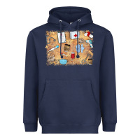 Navy nurse Heavyweight Hoodie - MaliasSmallBusiness