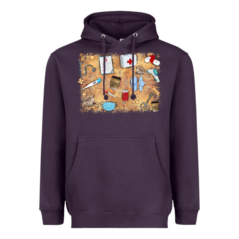 Nurse Heavyweight Hoodie by MaliasSmallBusiness | Teevron