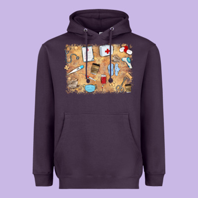 Nurse Heavyweight Hoodie Designed By Maliassmallbusiness