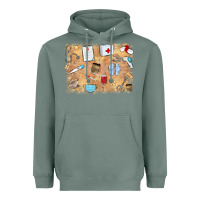 Sage nurse Heavyweight Hoodie - MaliasSmallBusiness