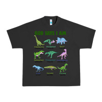 Pigment Black god says i am dinosaurs Urban Heavy Tee - JahusDesignShop
