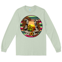 Matcha horseshoe circle Long Sleeve Tee - JahusDesignShop