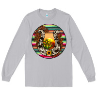 Moon Dust horseshoe circle Long Sleeve Tee - JahusDesignShop