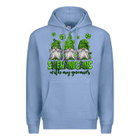 Colony Blue shenanigans with my gnomies st patricks day gnomes Premium Hoodie - Jasminsmagicworld