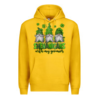 Lemon shenanigans with my gnomies st patricks day gnomes Premium Hoodie - Jasminsmagicworld