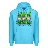 Ocean Blue shenanigans with my gnomies st patricks day gnomes Premium Hoodie - Jasminsmagicworld