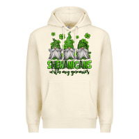 Sandshell shenanigans with my gnomies st patricks day gnomes Premium Hoodie - Jasminsmagicworld