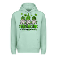Seafoam shenanigans with my gnomies st patricks day gnomes Premium Hoodie - Jasminsmagicworld
