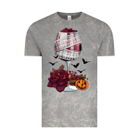Cloud Rock halloween roses wine Vintage Tee - FaDigitalArtStudio