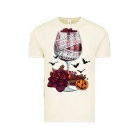 Vintage Arctic halloween roses wine Vintage Tee - FaDigitalArtStudio