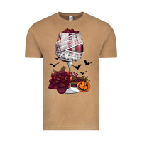 Vintage Camel halloween roses wine Vintage Tee - FaDigitalArtStudio