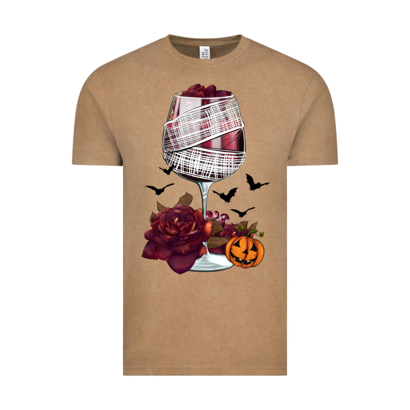 Halloween Roses Wine Vintage Tee by FaDigitalArtStudio | Teevron