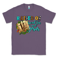 Lavender raised on sweet tea and jesus Classic Tee - AdoDesignShop