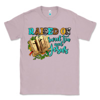 Lilac raised on sweet tea and jesus Classic Tee - AdoDesignShop