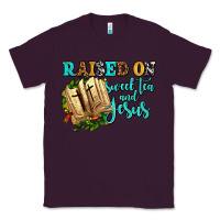 Plum raised on sweet tea and jesus Classic Tee - AdoDesignShop