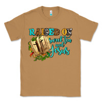 Toasted Coconut raised on sweet tea and jesus Classic Tee - AdoDesignShop